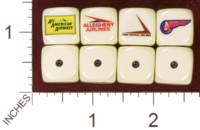 Dice : MINT35 HOMEMADE US AIRWAYS 01 ALL AMERICAN ALLEGHENY LAKE CENTRAL MOHAWK