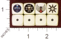 Dice : MINT35 HOMEMADE WARHAMMER SISTERS BLACK TEMPLAR BLOOD ANGELS CHAOS MARINES