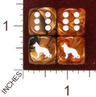 Dice : MINT35 JSPASSNTHRU GERMAN SHEPHERD
