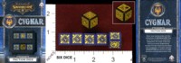 Dice : MINT35 PRIVATEER PRESS Q WORKSHOP WARMACHINE FACTION DICE CYGNAR