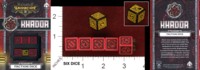 Dice : MINT35 PRIVATEER PRESS Q WORKSHOP WARMACHINE FACTION DICE KHADOR