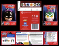 Dice : MINT36 FORREST PRUZAN CREATIVE WONDER FORGE JUSTICE LEAGUE FACE OFF DICE GAME