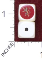 Dice : MINT36 HOMEMADE GEORGE RR MARTIN GAME OF THRONES HOUSE LANNISTER