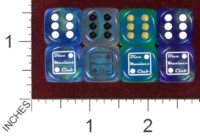 Dice : MINT37 CHESSEX DICE MANIACS CLUB LOGO NEW 02 BOREALIS