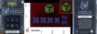 Dice : MINT38 PRIVATEER PRESS Q WORKSHOP HORDES FACTION DICE LEGION OF EVERBLIGHT