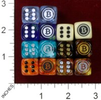 Dice : MINT39 CHESSEX CRYPTORO BITCOIN SATOSHI