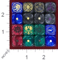 Dice : MINT40 ULISSES SPIELE DAS SCHWARZE AUGE FACTION DICE