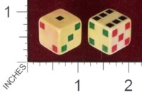 Dice : MINT40 UNKNOWN SQUARE PIPS