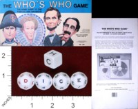 Dice : MINT44 CADACO WHOS WHO GAME