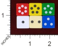 Dice : MINT44 ERIC HARSHBARGER SYMMETRIC PIPS