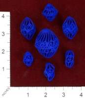 Dice : MINT44 SHAPEWAYS CERAMICWOMBAT TWISTY SPINDLE DICE