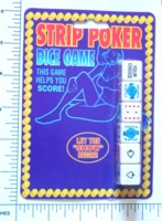 Dice : MINT4 30 STRIP POKER