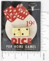 Dice : MINT4 ELK IVORY 2 FIVE EIGHTHS 01