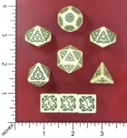 Dice : MINT52 DRACAWOOD GAMING CELTIC KNOT DICE