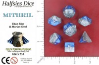 Dice : MINT52 GATE KEEPER GAMES HALFSIES DICE MITHRIL