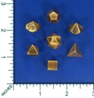 Dice : MINT57 CRYSTAL CASTE COPPER POLY SMALL
