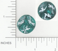 Dice : NON NUMBERED OPAQUE ROUNDED IRIDESCENT UNKNOWN FIGHTING POSES BKTRADE 01