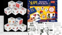 Dice : NON NUMBERED OPAQUE ROUNDED SOLID BRIARPATCH I SPY SEEING DOUBLE 01