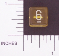 Dice : NUMBERED CLEAR ROUNDED SOLID CHESSEX 01