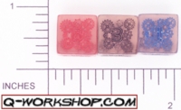 Dice : NUMBERED CLEAR ROUNDED SOLID Q WORKSHOP MECHANICAL 01