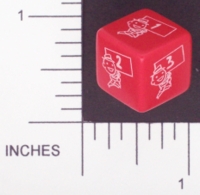 Dice : NUMBERED OPAQUE ROUNDED SOLID CHESSEX CUSTOM 01