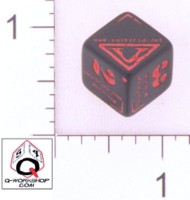 Dice : NUMBERED OPAQUE ROUNDED SOLID Q WORKSHOP CUSTOM FOR VALKIRIA DOT NET 01