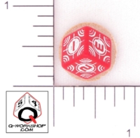 Dice : NUMBERED OPAQUE ROUNDED SOLID Q WORKSHOP SNIPER BATTLE 01