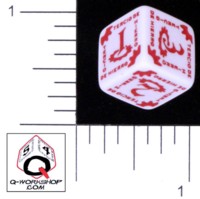 Dice : NUMBERED OPAQUE ROUNDED SOLID Q WORKSHOP TERCIO DE HIERRO 02