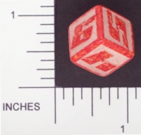 Dice : NUMBERED OPAQUE ROUNDED SPECKLED CHESSEX CUSTOM 01