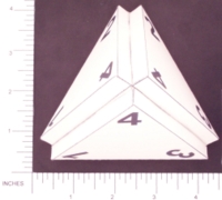 Dice : PAPER D04 MY DESIGN PROJECTED TETRAHEDRON