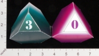 Dice : PAPER D04 OVERSOUL GAMES CYBER CLASH 01