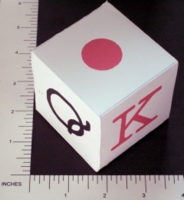 Dice : PAPER D06 MY DESIGN POKER 03 SPANISH