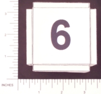 Dice : PAPER D06 PROJECTED CUBE
