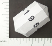 Dice : PAPER D09 MY DESIGN ELONGATED NONAGONAL DYPYRAMID