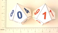 Dice : PAPER D10 MICROTACTIX 02