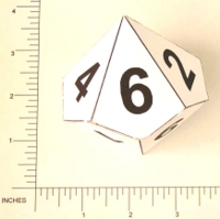 Dice : PAPER D10 MICROTACTIX 04
