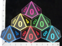 Dice : PAPER D10 OVERSOUL GAMES CYBER CLASH 01