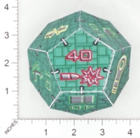 Dice : PAPER D12 OVERSOUL GAMES MECHA SOVIET IMPERIUM HEAVY MECHA COMBAT DICE 01