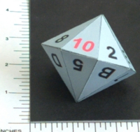 Dice : PAPER D16 MY DESIGN HEXADECIMAL