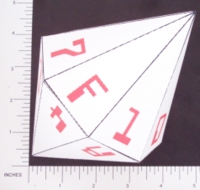 Dice : PAPER D16 MY DESIGN HEXADECIMAL 02