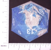 Dice : PAPER D20 3 ICOEARTH 02