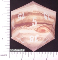 Dice : PAPER D20 5 ICOJUPITER