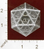Dice : PAPER D20 MY DESIGN FOR GENCON 2011 HAT COPY OF SHAPEWAYS CERAMICWOMBAT CAGE D20 FOR 01