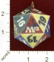 Dice : PAPER D20 MY DESIGN FOR GENCON 2011 HAT RENDITION OF MTG M12 SPINDOWNS 01