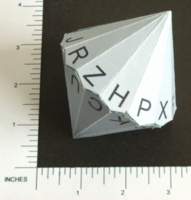 Dice : PAPER D26 MY DESIGN LETTER DIE