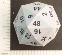 Dice : PAPER D48 MY DESIGN