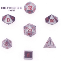 Dice : STONE MULTI CRYSTAL CASTE HEMATITE 02