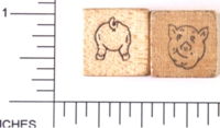 Dice : WOOD 18 PIG DICE