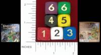 Dice : WOOD D6 DAYS OF WONDER SHADOWS OVER CAMELOT 01