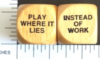 Dice : WOOD D6 DECISION 01